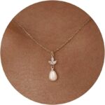 Pearl Necklaces for Women, 14k Gold Plated Dainty Pearl Necklace Simple Jewelry for Daily Wear
